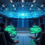 Descripción precisa y concisa: Centro de Ciberseguridad Avanzado con Fortaleza de Datos IA.
